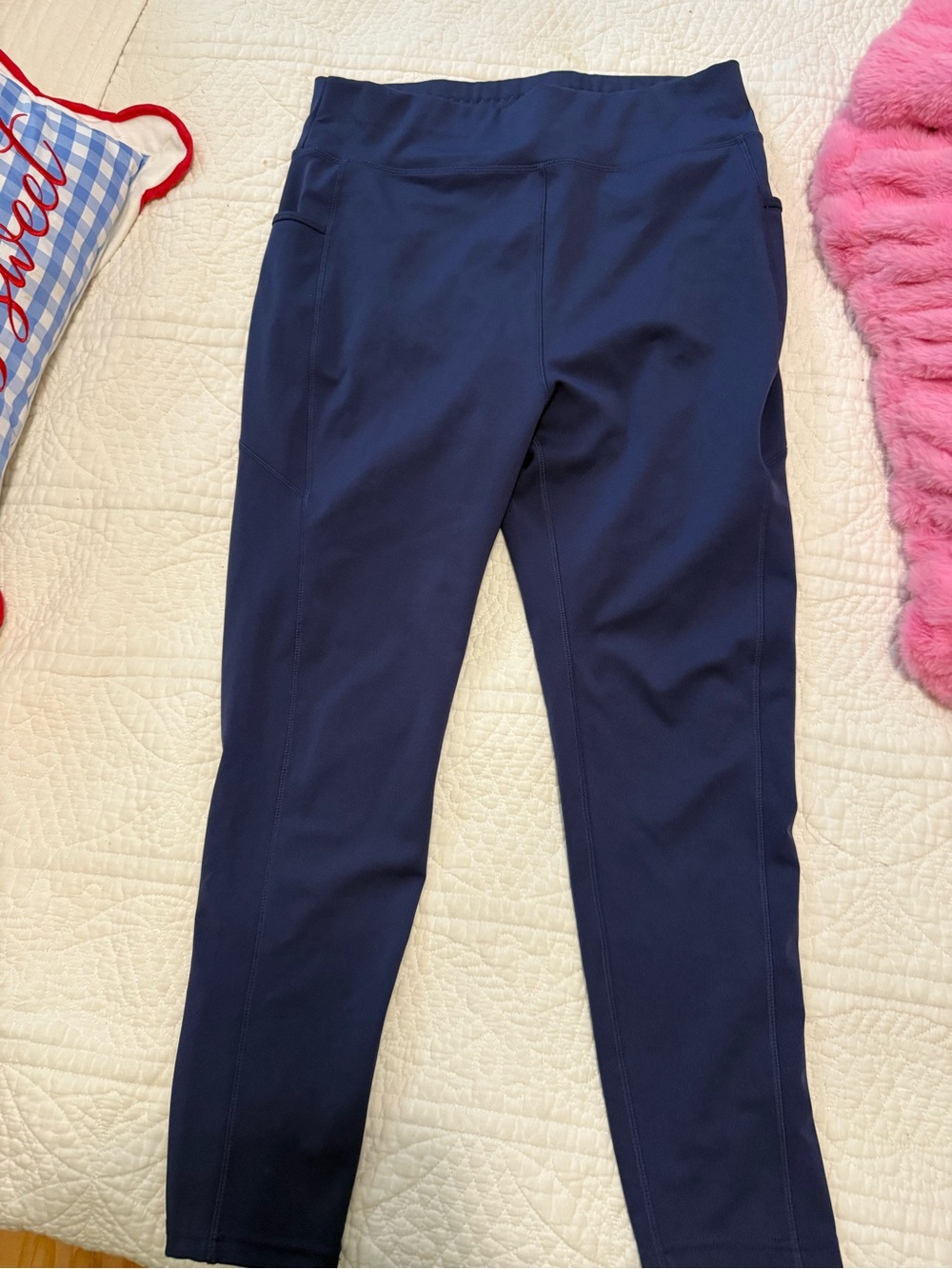 POP Fit Navy Active Leggings size xxl